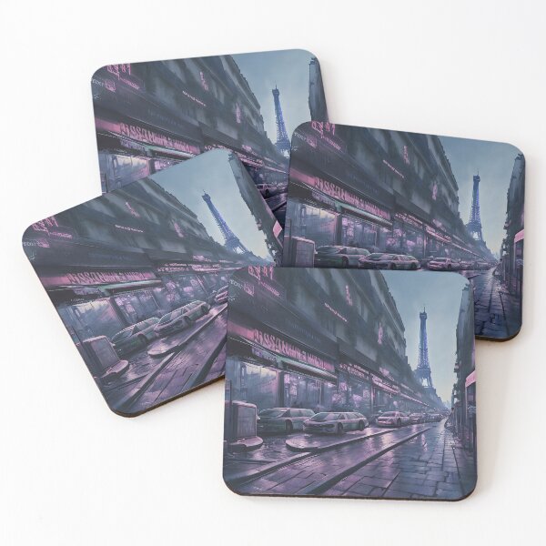 Item preview, Cyberpunk futuristic sci-fi Paris, France designed and sold by ArthurVandelay.