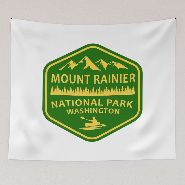 Item preview, Mount Rainier National Park Hexagon designed and sold by VanyaKar.
