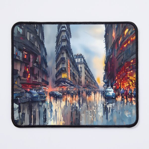 Item preview, Futuristic Paris in the style of Edouard Cortes designed and sold by ArthurVandelay.