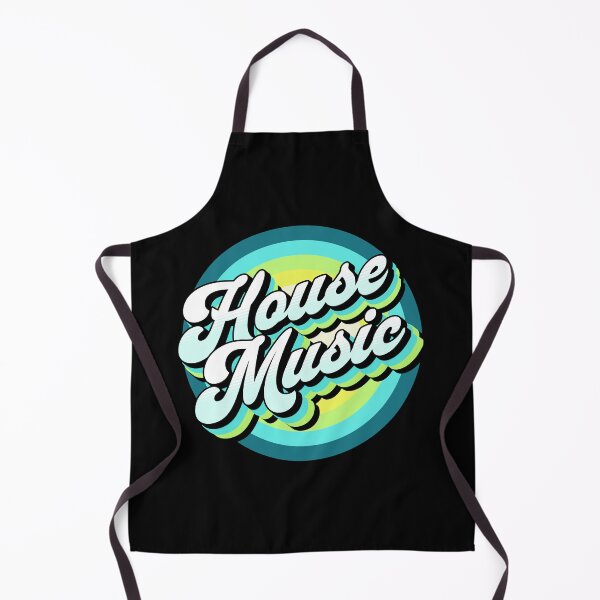 Item preview, HOUSE MUSIC  - drop shadow target (lime/blue)  designed and sold by Discothreadz.