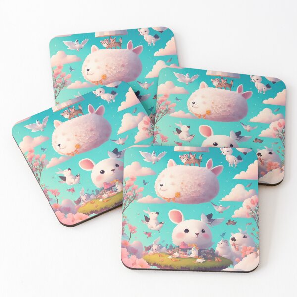 Item preview, Whimsical and Playful Design: Cute Animal Illustrations in a Dreamy Imaginative Scene 2 designed and sold by CyberCollective.
