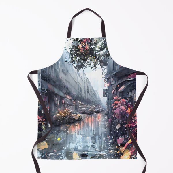 Item preview, Futuristic Paris in the style of Edouard Cortes designed and sold by ArthurVandelay.