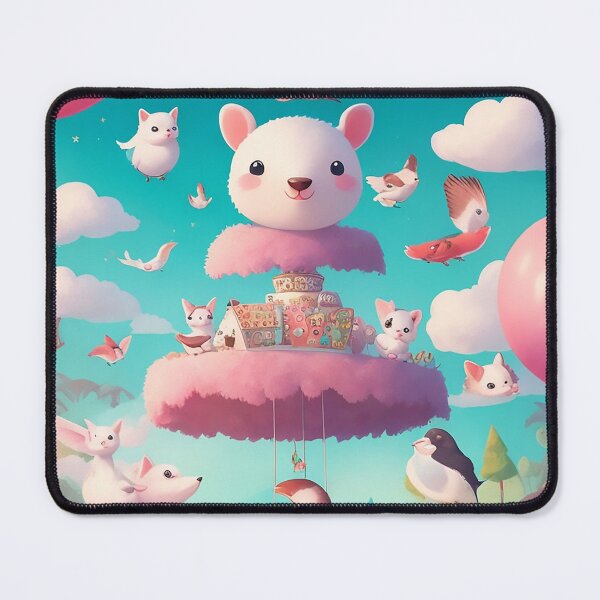 Item preview, Whimsical and Playful Design: Cute Animal Illustrations in a Dreamy Imaginative Scene 4 designed and sold by CyberCollective.