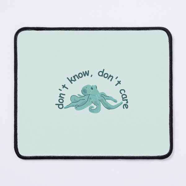 Item preview, don't know, don't care squidward reference quotes designed and sold by renmei-studios.