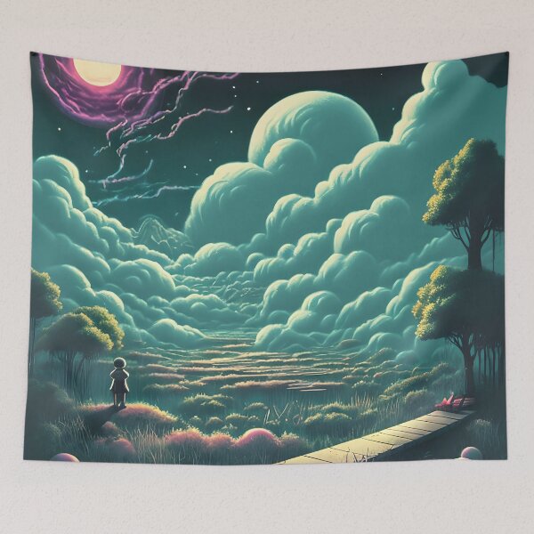Item preview, Dreamy liminal anemoia painting designed and sold by ArthurVandelay.