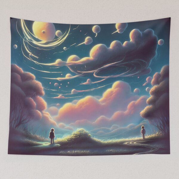 Item preview, Dreamy liminal anemoia painting designed and sold by ArthurVandelay.