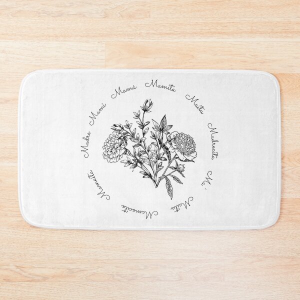 Item preview, (mother version) Spanish love words for mother and sons or mother and daughters (mother and son) Bilingual family and parents learning Spanish. Black design designed and sold by SpanishStore.