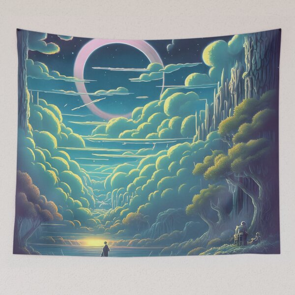 Item preview, Dreamy liminal anemoia painting designed and sold by ArthurVandelay.
