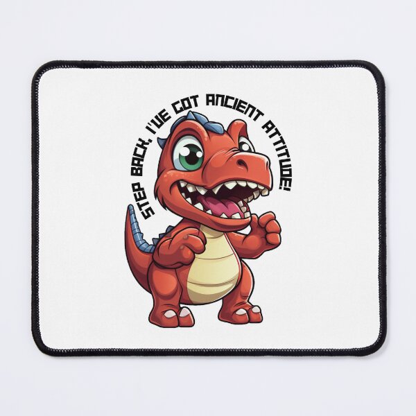 Item preview, Cute dino who has a big attitude! designed and sold by HandCraftedArt.