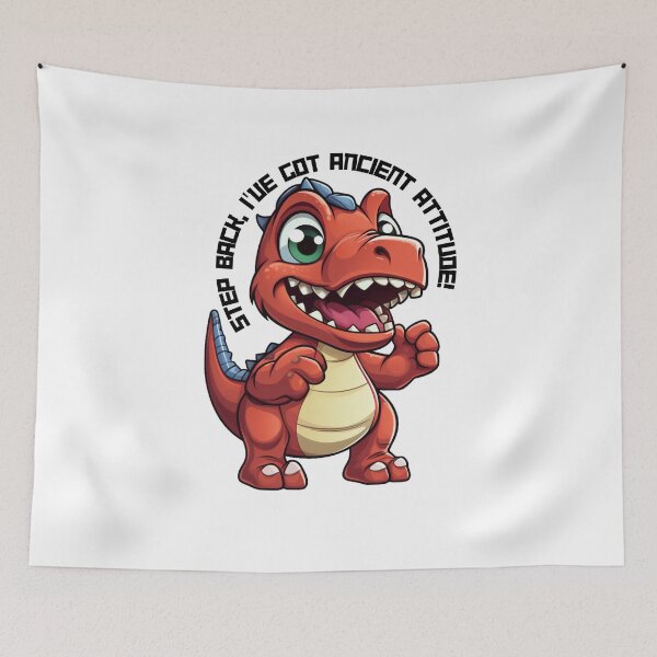 Item preview, Cute dino who has a big attitude!  designed and sold by HandCraftedArt.