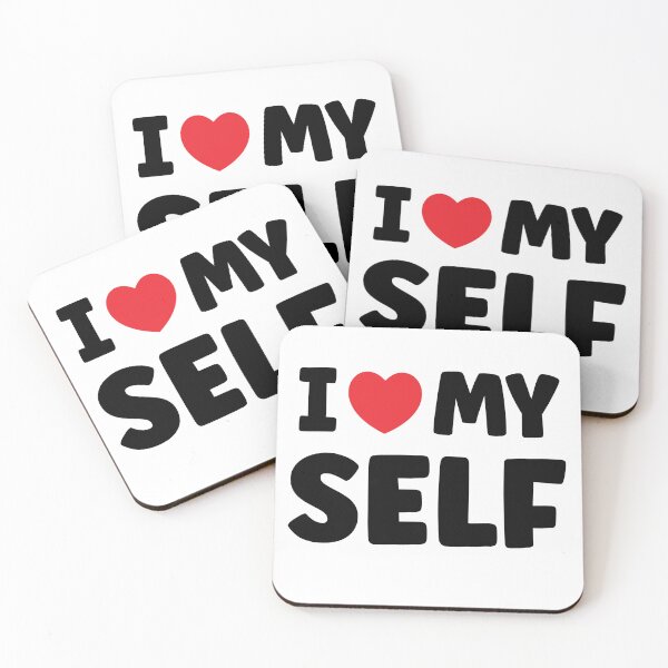 Item preview, i heart my self , i love my self designed and sold by MortalRight.