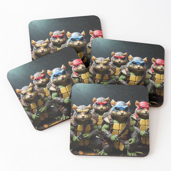 Item preview, Teenage Mutant Ninja Squirrels: Shadows of the Woods designed and sold by Electric-Easel.