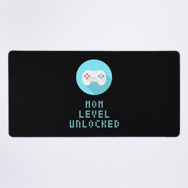 Item preview, Pastel blue "Mom Level Unlocked" designed and sold by 1Celery.