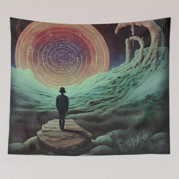 Item preview, Dreamy liminal anemoia painting designed and sold by ArthurVandelay.
