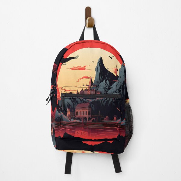Item preview, castle with red sky moon 2 designed and sold by angelf891.