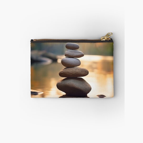 Item preview, Nature's Balance: Sunset Stacked Rocks designed and sold by LeafyLanePrints.