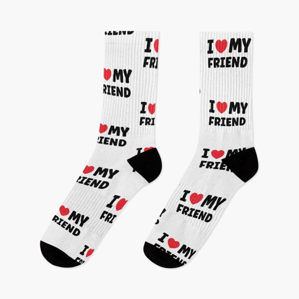 Item preview, i heart my friend , i love my friend designed and sold by MortalRight.