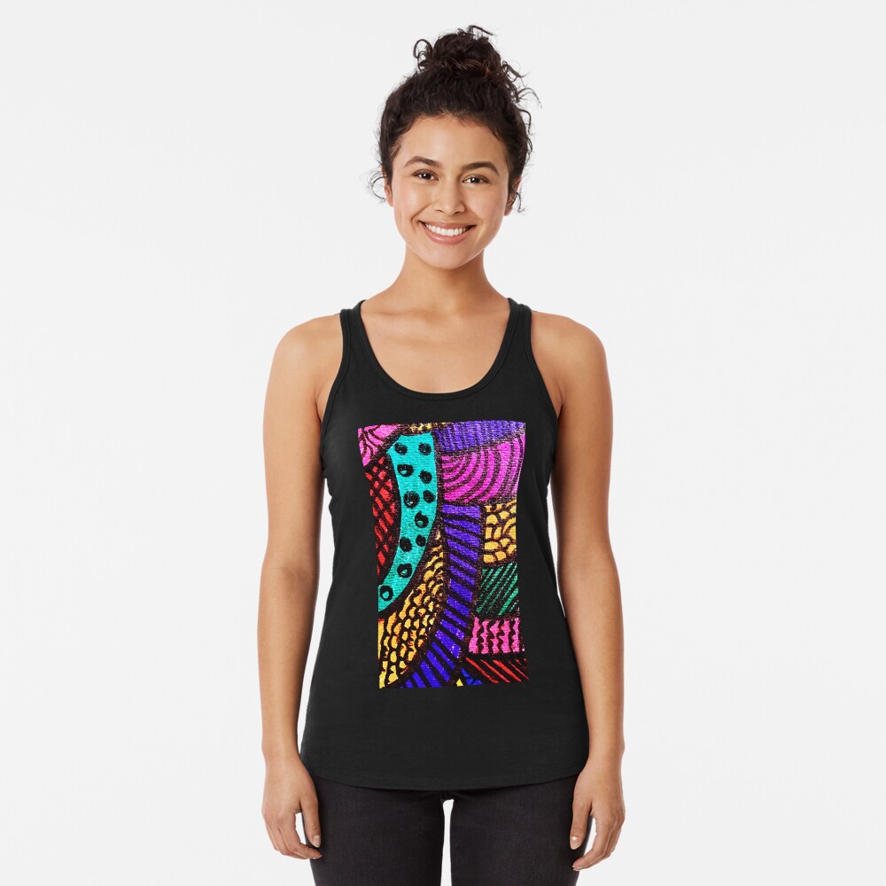 Item preview, Racerback Tank Top designed and sold by OneDayArt.