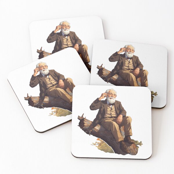 Item preview, Old Man Sitting On A Log 4 designed and sold by elp-evergreen.
