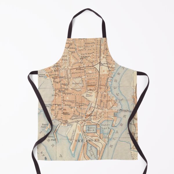 Item preview, Vintage Map of Southampton UK (1910) designed and sold by BravuraMedia.