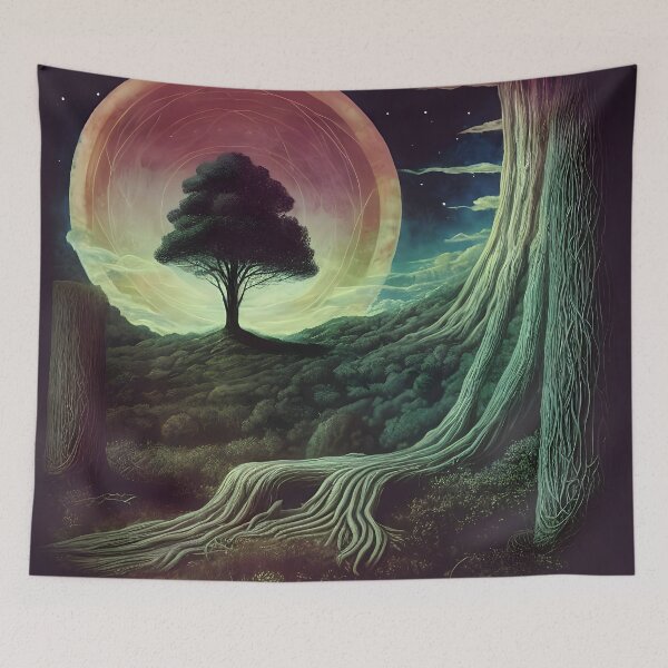 Item preview, Dreamy liminal anemoia painting designed and sold by ArthurVandelay.