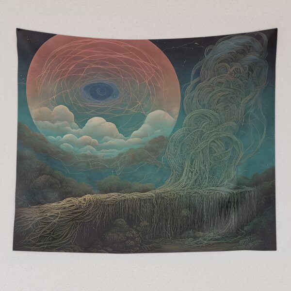 Item preview, Dreamy liminal anemoia painting designed and sold by ArthurVandelay.