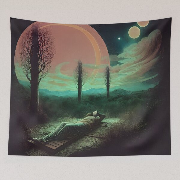 Item preview, Dreamy liminal anemoia painting designed and sold by ArthurVandelay.