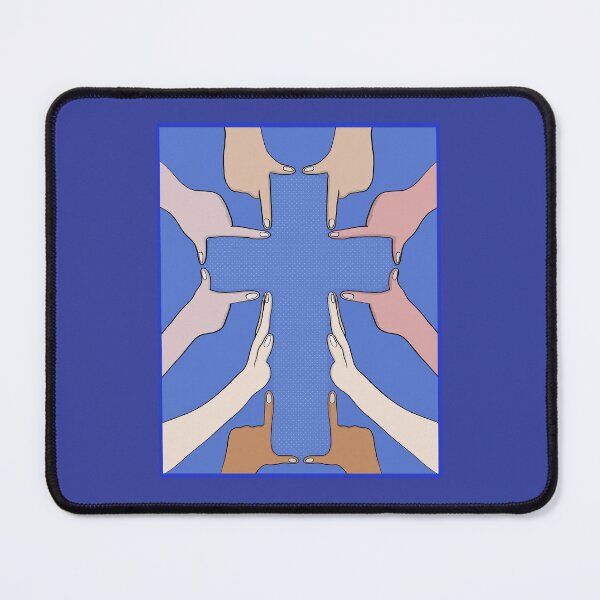 Item preview, Hands forming a cross designed and sold by shopdiego.