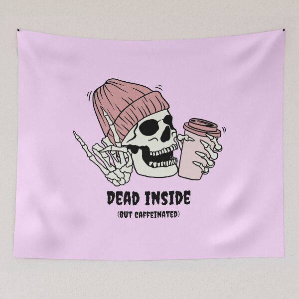 Item preview, Dead But Caffeinated designed and sold by VintageParrot.