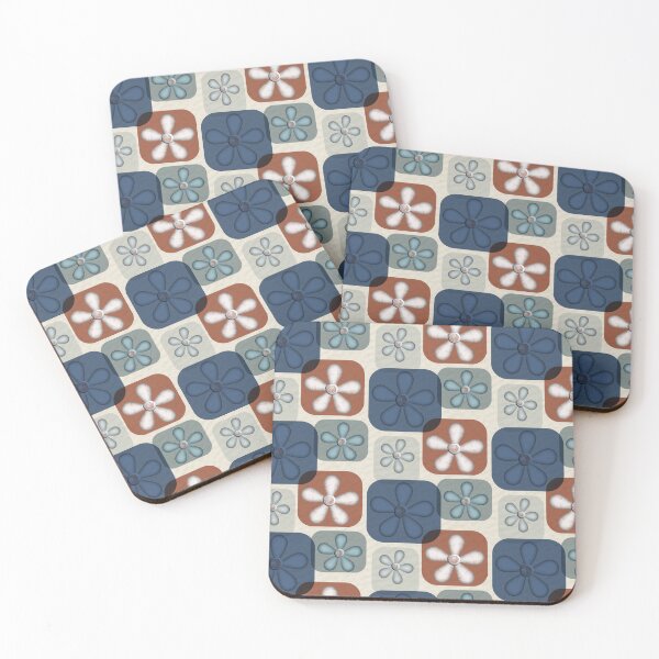 Item preview, Mid Mod Flower Blocks designed and sold by TanglePatch.