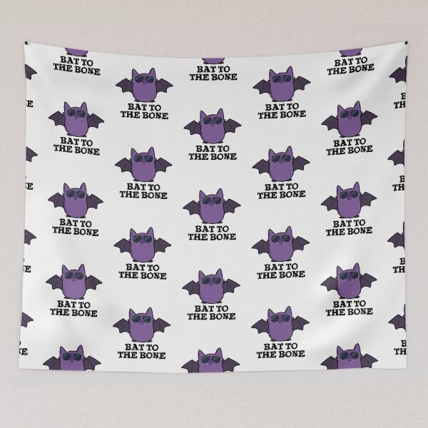 Item preview, Bat To The Bone Funny Animal Puns  designed and sold by punnybone.