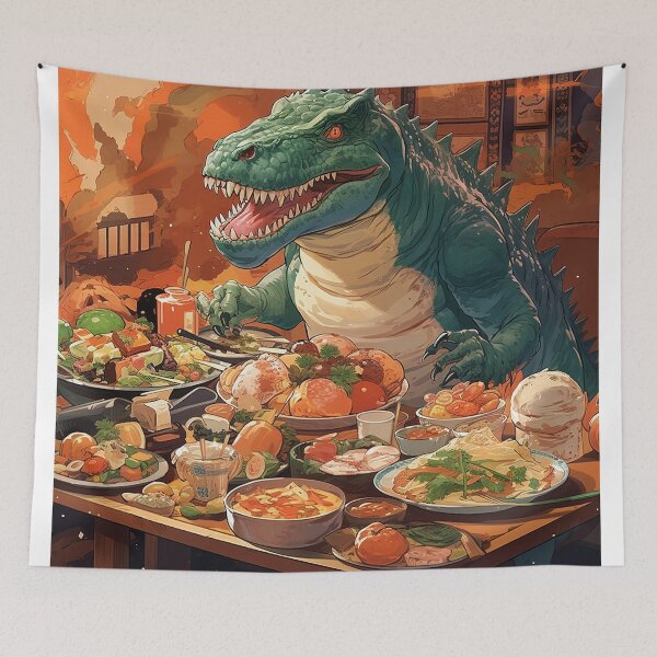 Item preview, Kaiju Eat Mukbang designed and sold by BenjaminlaDe.