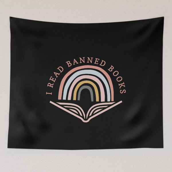 Item preview, I Read Banned Books | Ban Books | Banned Books | Books | Reader | Read | Teacher | book aesthetic designed and sold by ShoniwDesigns.