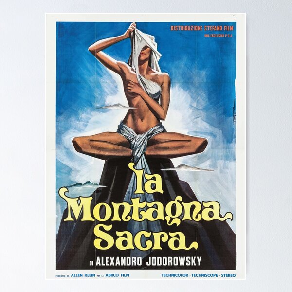 Item preview, Alejandro Jodorowsky - The Holy Mountain - Vintage Movie Poster designed and sold by Creeping Time.