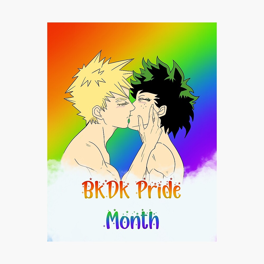 BakuDeku Pride Month Kiss