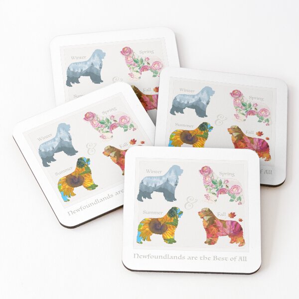 Item preview, Winter Spring Summer and Fall Newfies are the Best of All designed and sold by Christine Mullis.
