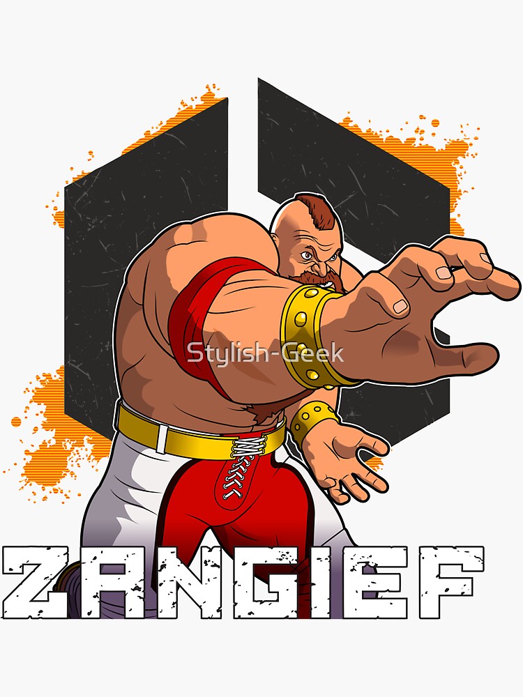 Zangief (SF6) Defeated Face Sticker – Vinyl Labz