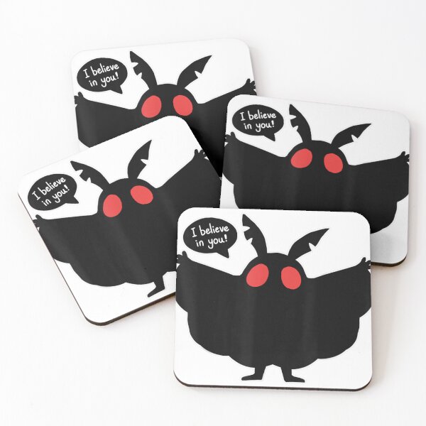 Item preview, Motivational Mothman I Believe In You Funny Cryptid T-Shirt designed and sold by aymanba.