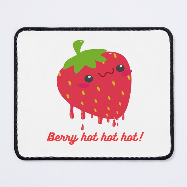 Item preview, berry hot hot hot - very hot funny sweating strawberry designed and sold by Lovegesture.