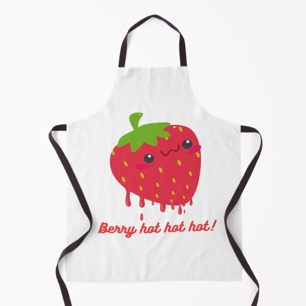 Item preview, berry hot hot hot - very hot funny sweating strawberry designed and sold by Lovegesture.