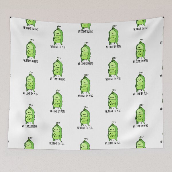 Item preview, We Come In Peas Funny Pea Puns  designed and sold by punnybone.