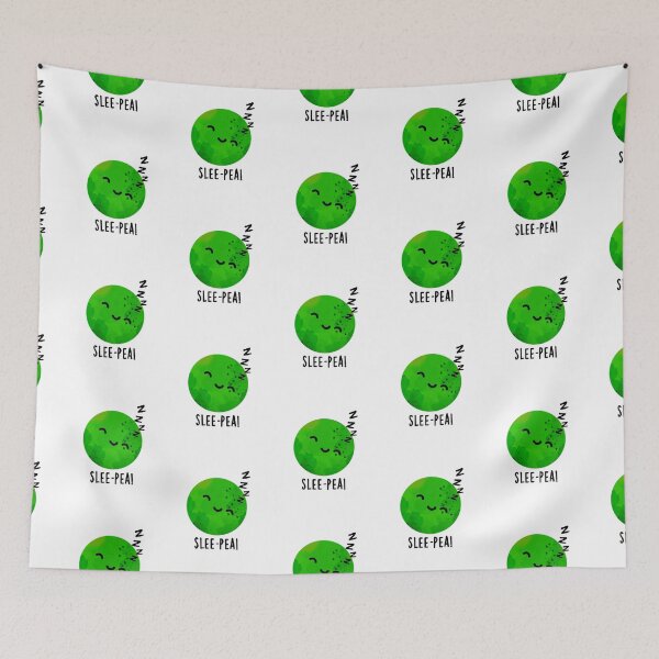 Item preview, Slee-pea Sleeping Funny Pea Puns  designed and sold by punnybone.