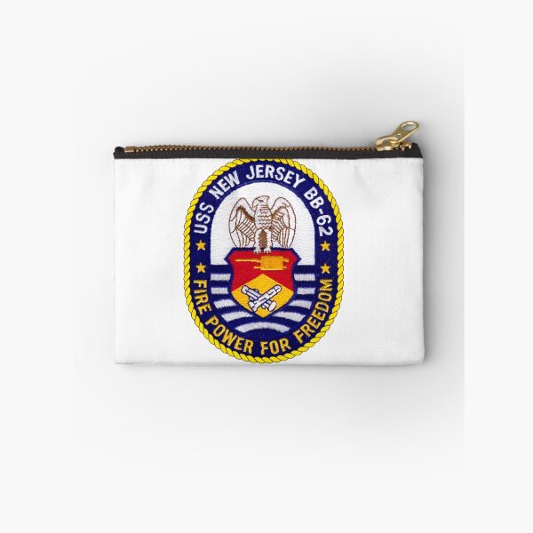 Item preview, USS New Jersey BB-62 Crest designed and sold by Nikki SpaceStuffPlus.