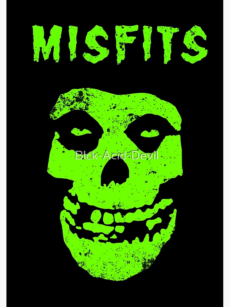 Misfits Patch | Crimson Ghost Skull USA Flag American Horror Punk Band Logo