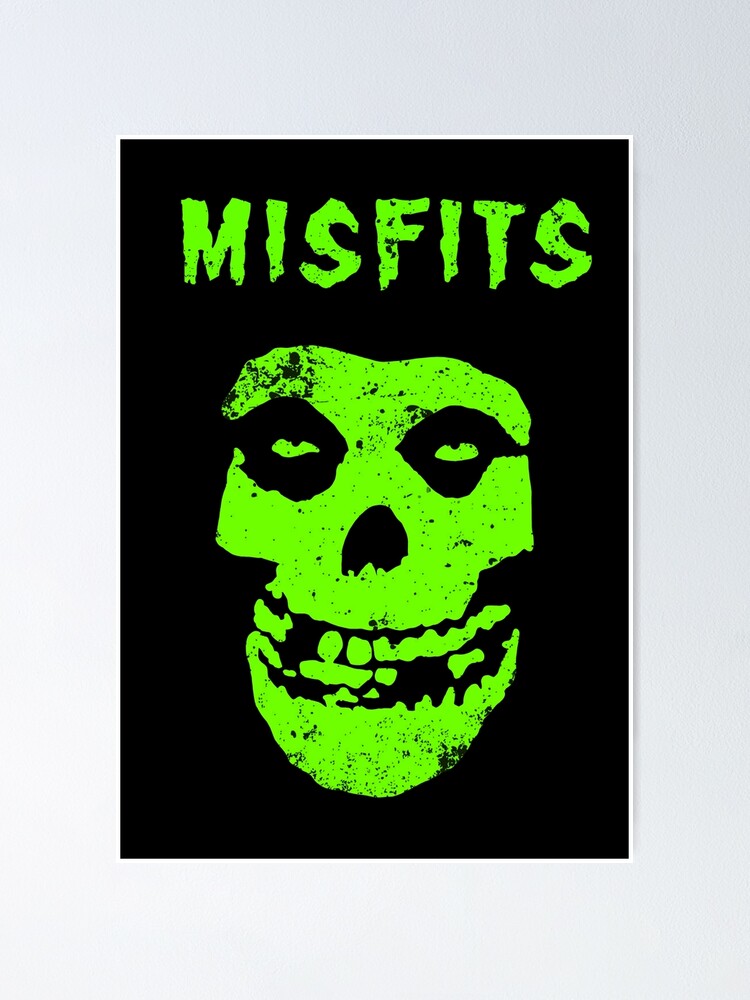 Misfits Patch | Crimson Ghost Skull USA Flag American Horror Punk Band Logo
