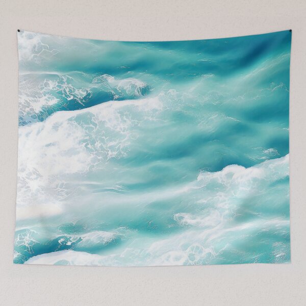 Item preview, Ocean vibes waves pattern designed and sold by TomFrontierArt.