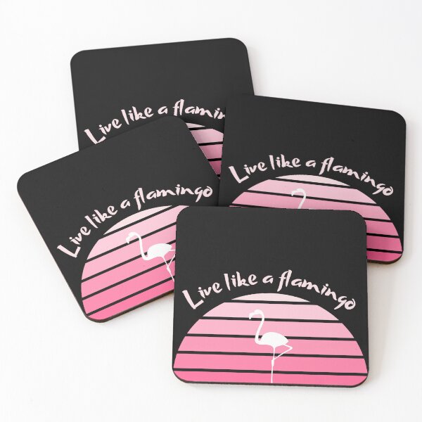 Item preview, Live like a flamingo designed and sold by SimplyHilarious.