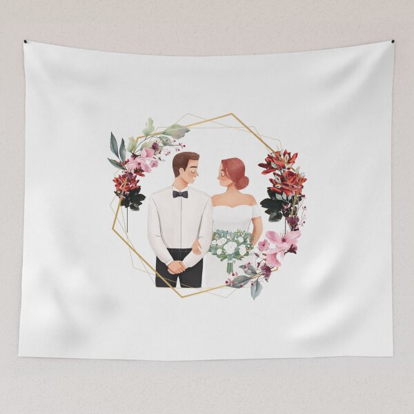 Item preview, wedding couple Husband and wife T-Shirt designed and sold by Us-Graphic.
