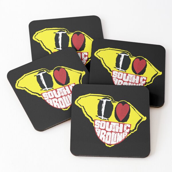 Item preview, Me encanta la cara feliz sonriente de Carolina del Sur designed and sold by pelagio.