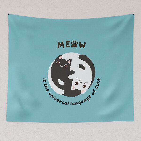 Item preview, The cat's meow, shirts with cats on them designed and sold by Teeandnat.